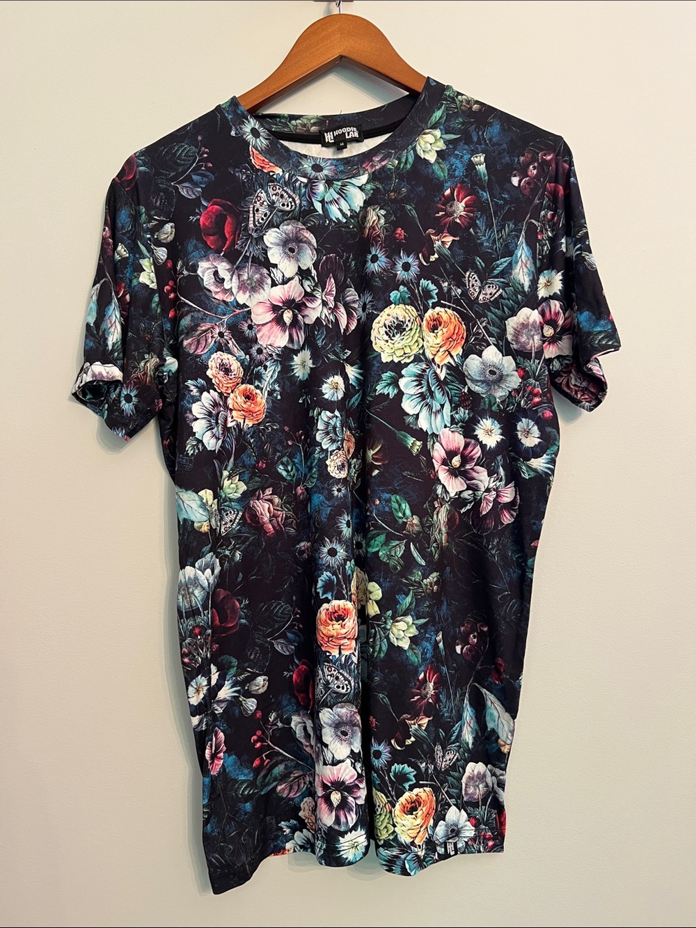 Men’s Floral Short Sleeve Crewneck T-Shirt
